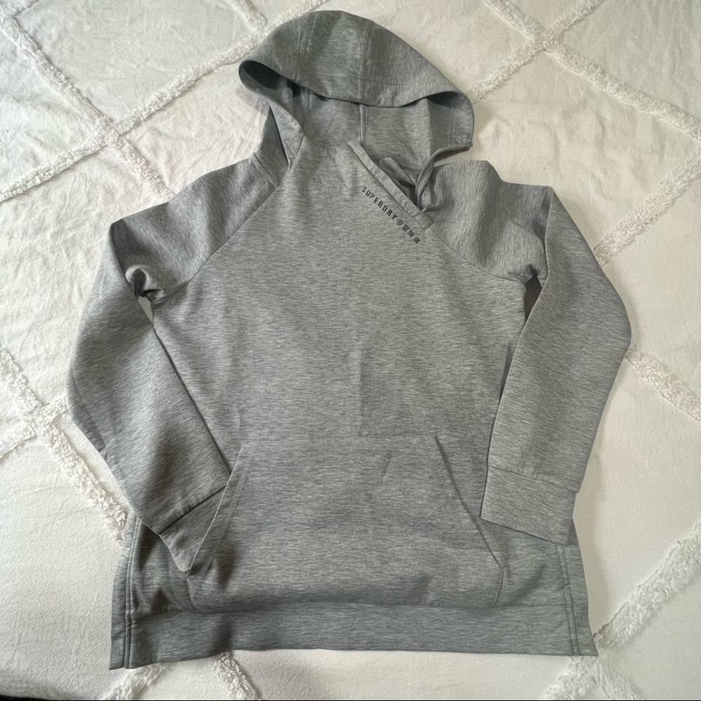 SUPERDRY • Heather Gray Hoodie